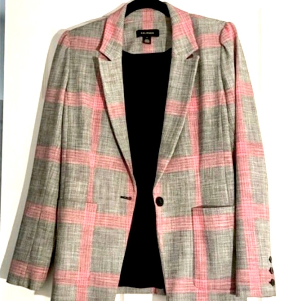 NWT Halogen Plaid Blazer